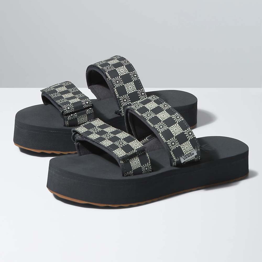 Vans Cayucas Slide Mega Platform Negras | VN063W8YS95