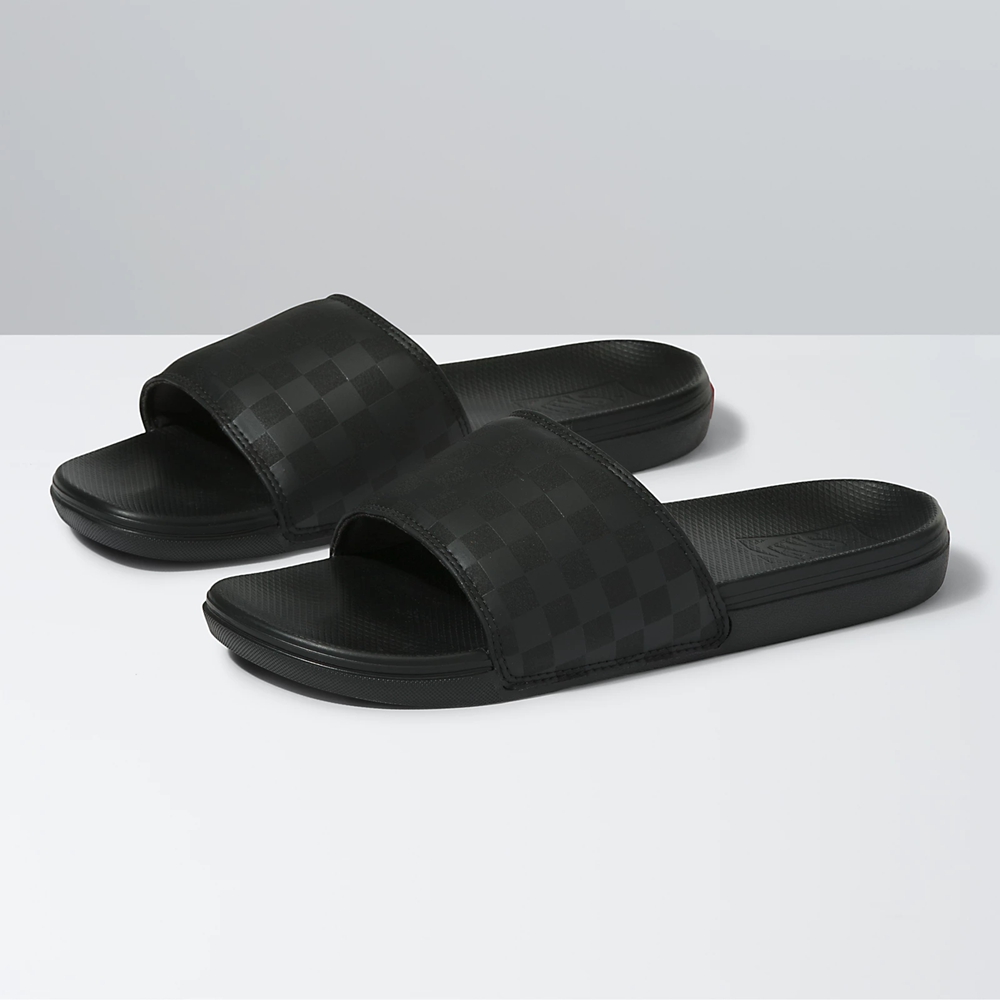 Vans Checkerboard La Costa Slide-On Negras | VN590W2JU01