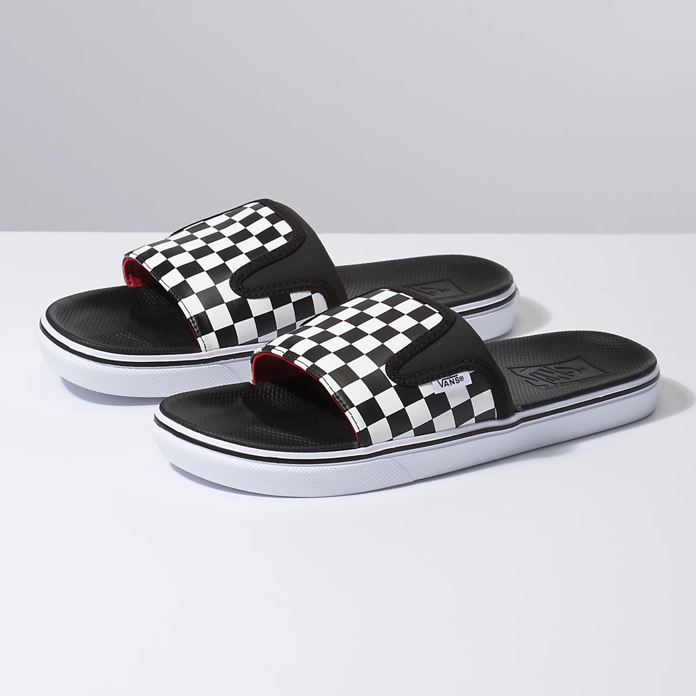 Vans Checkerboard Ultracush Slide-On Negras | VN154U2BJ47