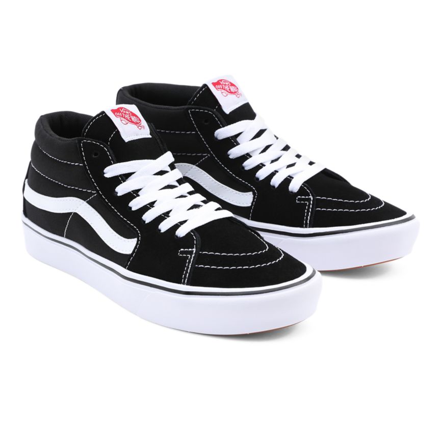 Vans Classic ComfyCush Sk8-Mid Negras | VN235X3EA90