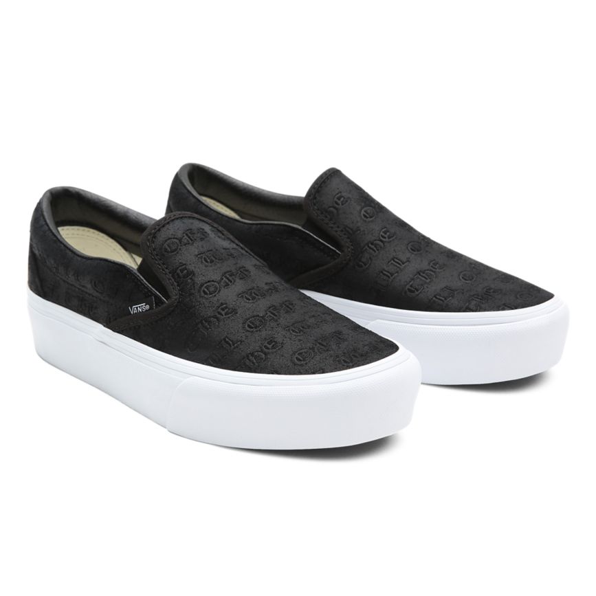 Vans Deboss OTW Classic Slip-On Platform Negras | VN469J5CC33