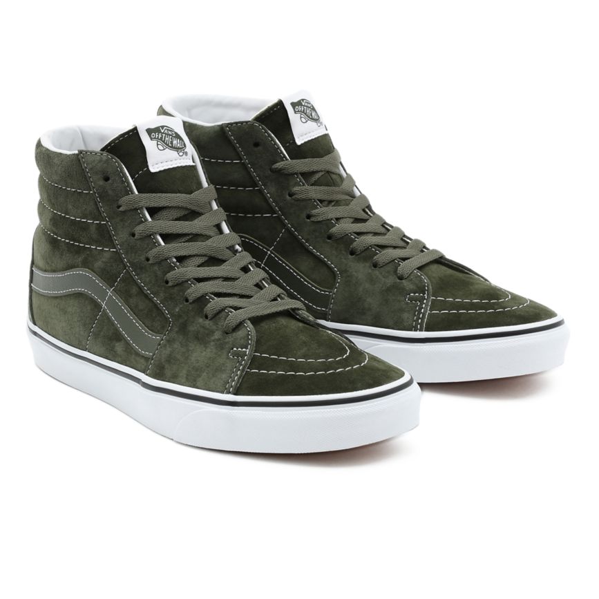 Vans Pig Suede SK8-Hi Verde Oliva | VN492Y8RG37