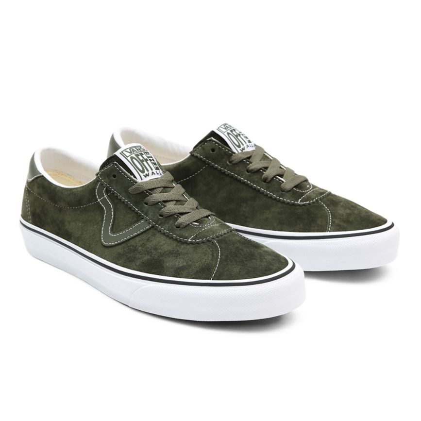 Vans Pig Suede Sport Verde Oliva | VN966J0QW63