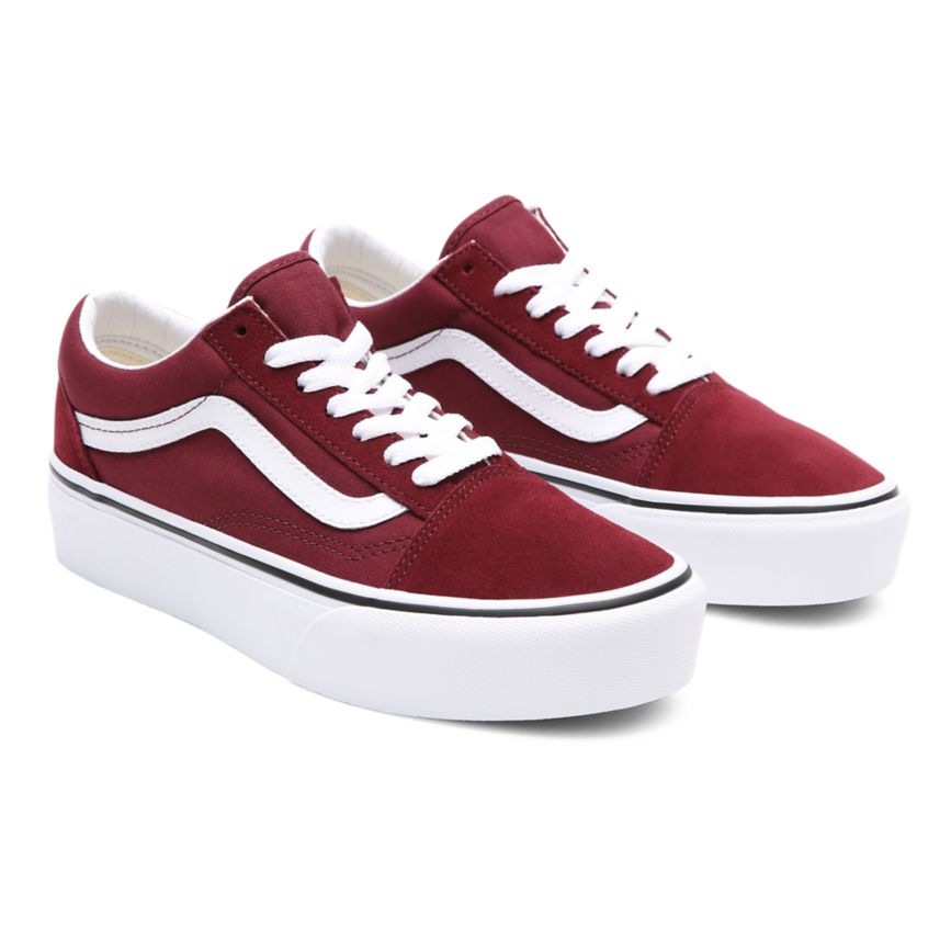 Vans Platform Old Skool Burdeos | VN590E0AV76
