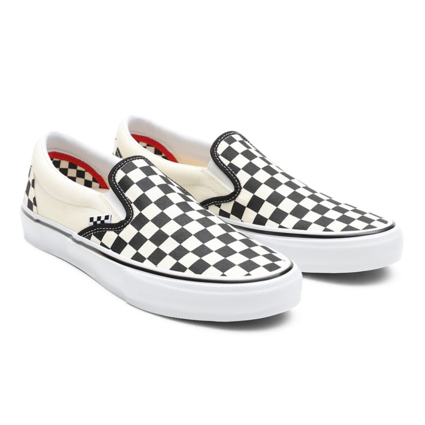 Vans Skate Checkerboard Slip-On Blancas | VN368M5HZ78