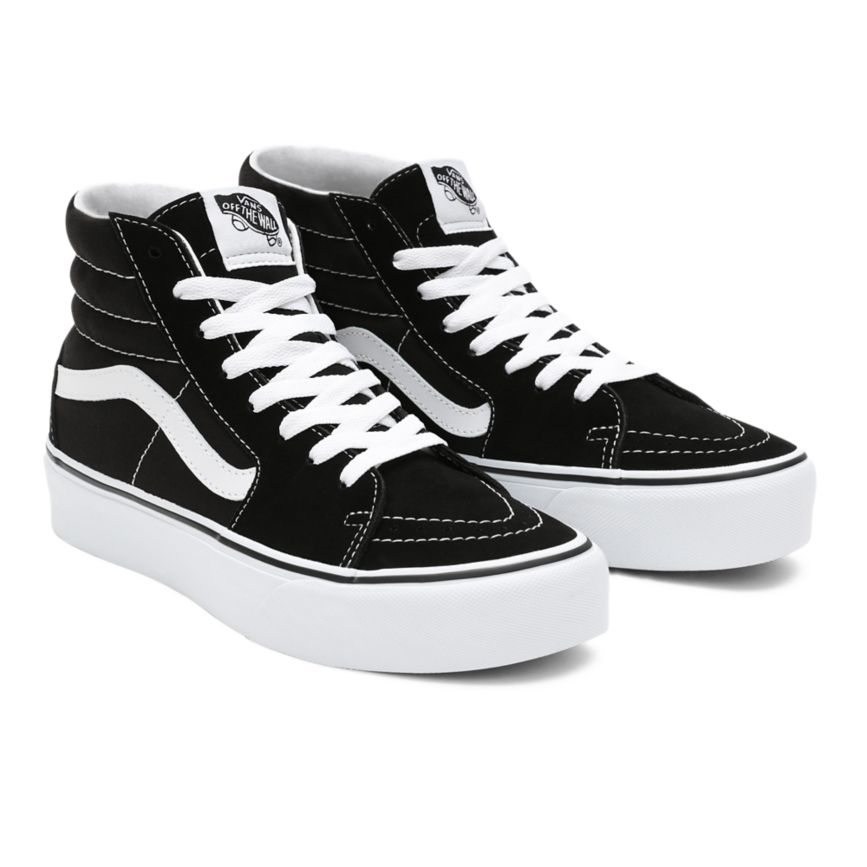 Vans Suede Sk8-Hi Platform 2.0 Negras | VN454D0WW33